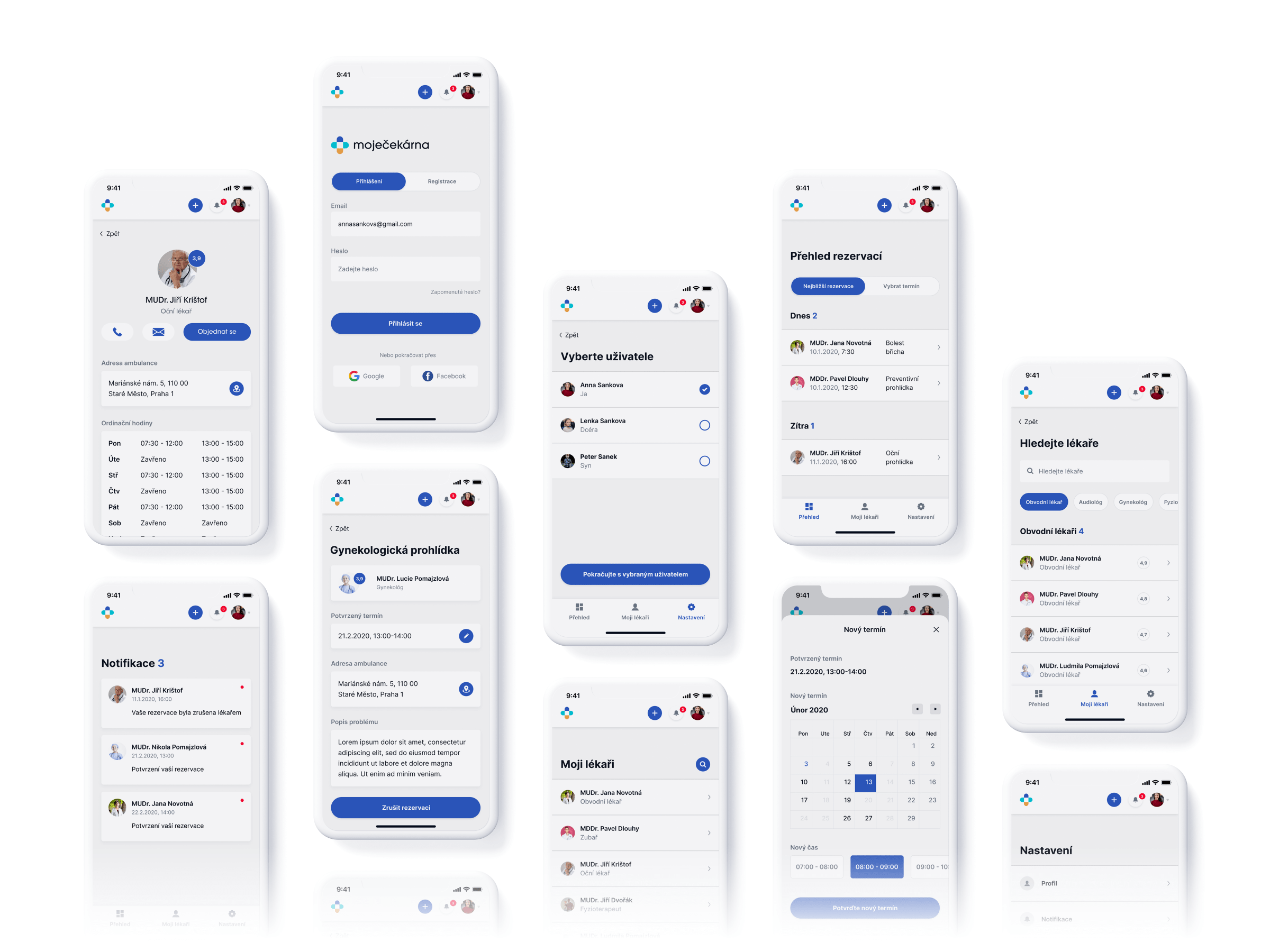 MC mobile screens